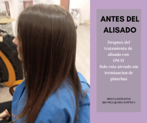 despues del tartamiento de alisado